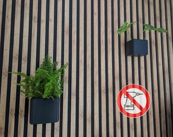 CUBE plantenbak voor akoestische panelen - boren niet nodig | 3 verschillende maten