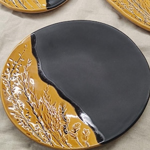 Unique Dinnerware Plates / Ceramic Dinner Plate – Rustic Pottery Gift for Her or Mom – Unique Kitchenware – Dinnerware Set, Serving Platter