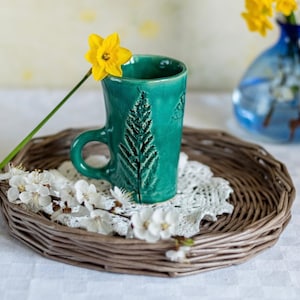 Handmade Cozy Ceramic Cup/ Ceramic Mug/ Tea Cup/  Coffee Cups / Housewarming Gift / Birthday Gift / Stoneware Mug with Handle/ Pottery Mugs