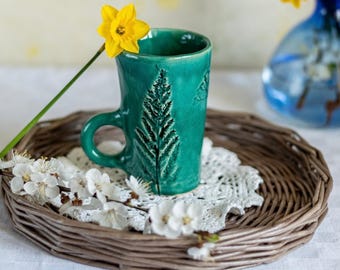 Handmade Cozy Ceramic Cup/ Ceramic Mug/ Tea Cup/  Coffee Cups / Housewarming Gift / Birthday Gift / Stoneware Mug with Handle/ Pottery Mugs