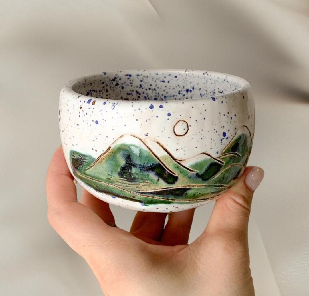 Matcha Checkered Dimple Cup main image 1