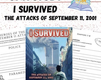 I Survived The Attacks of September 11, 2001 \ September 11 Unit Study \ Elementary Literature \ Book Study \Novel Study\Literature Guide