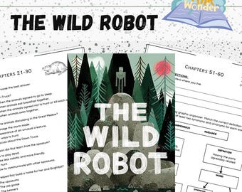 The Wild Robot Novel Study | Novel Study | Elementary Literature | Middle School Literature