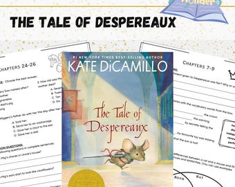 The Tale of Despereaux Novel Study | Children&#39;s Book | Elementary Literature | Book Study | Literature Guide / Book Guide