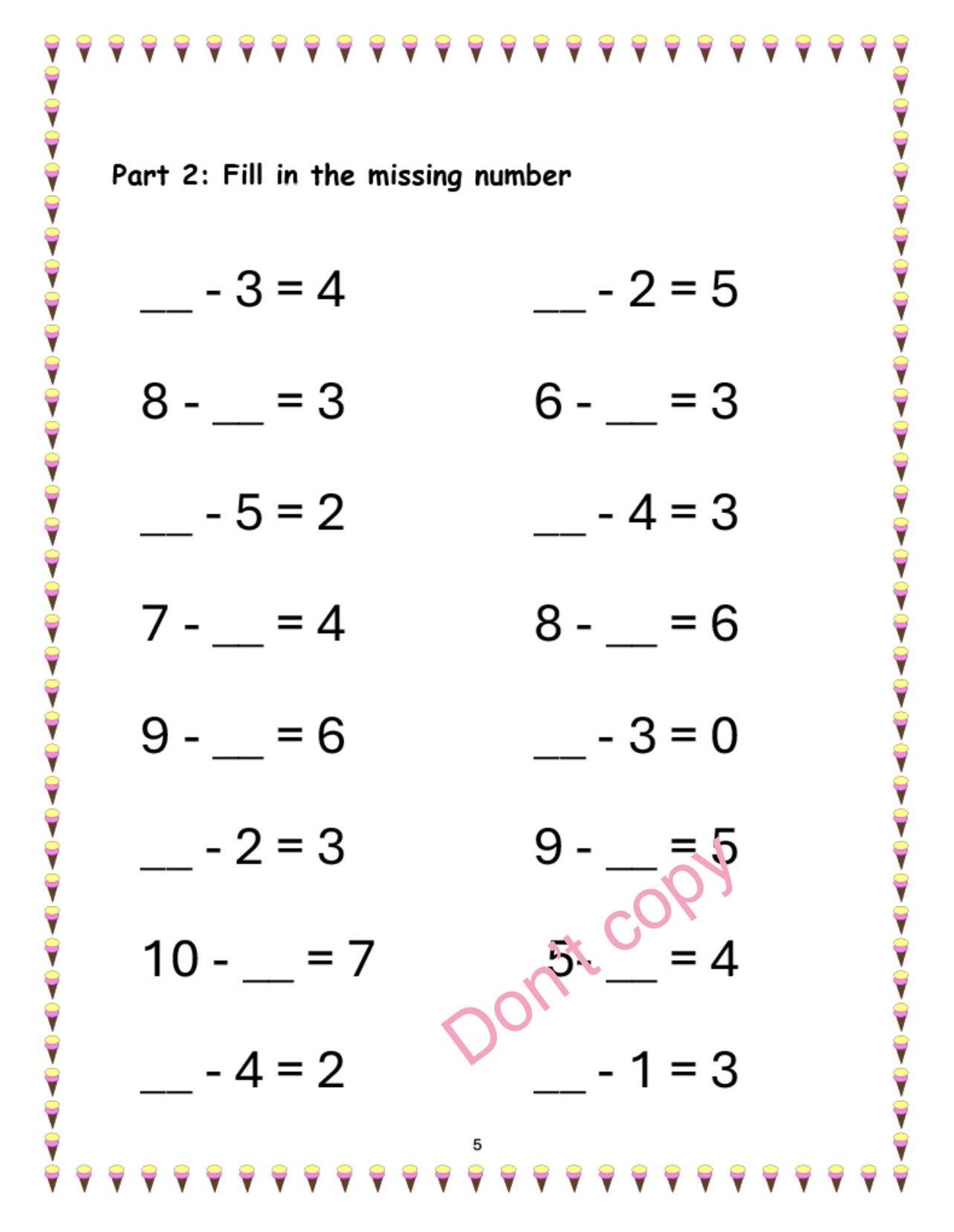 Printable Addition and Subtraction Worksheets | Math Worksheets | 9 ...