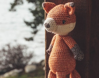 Rigby Crochet Fox - Amigurumi Doll - Woodland Creatures