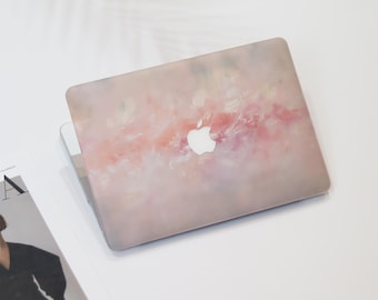 Blush Pink Watercolor Wash Macbook Air Case | Hard Laptop Case for Macbook Air 11/13/15 Pro 13/14/15/16 2021 2022 2023 Cover | Laptop Sleeve