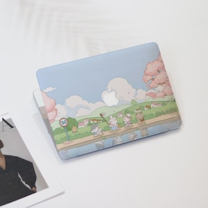 Cartoon Animals Spring Tour Macbook Air Case | Hard Laptop Case for Macbook Air 11/13/15 Pro 13/14/15/16 2021 2022 2023 Cover |Laptop Sleeve