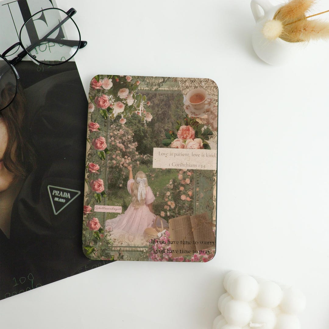 Intage Garden Collage Kindle Case Custom for Paperwhite 12th/11th ...
