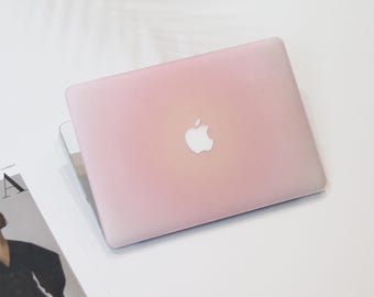 Fresh Gradient Light Pink Macbook Air Case | Hard Laptop Case for Macbook Air 11/13/15 Pro 13/14/15/16 2021 2022 2023 Cover |Laptop Sleeve