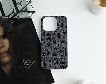 Spooky Halloween iPhone Case,Custom Text iPhone Case,Multi-Device iPhone Protective Case iPhone 17/16/15/14/13/12 Basic/Pro/Mini/Pro Max