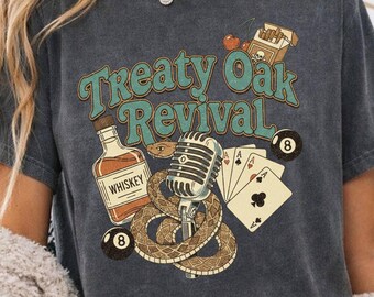 Comfort Colors Treaty Revival Tee, Treaty Oak Revival Band Shirt, Treaty Revival Western T-shirt, Western Music Tee, Country Music Shirt