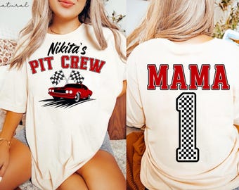 Race Car Birthday Family Matching Shirts, Two Fast Birthday Tshirts, Fast One Birthday, Pit Crew Mama Dada Sweatshirt, 2 Fast Boy Birthday