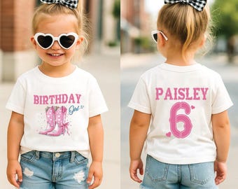 Cowgirl Birthday Shirt, Kids Birthday Shirt, Cowgirl Theme Birthday, Girl Birthday Shirt, Birthday Girl Shirt, Toddler Birthday Shirt