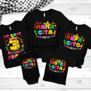 Cinco de Mayo Family Matching Shirt, Fiesta Group Matching Shirt, Mexican Fiesta Shirt, My First Fiesta Shirt, Family Fiesta Birthday Shirt