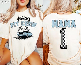Race Car Birthday Family Matching Shirts, Two Fast Birthday Tshirts, Fast One Birthday, Pit Crew Mama Dada Sweatshirt, 2 Fast Boy Birthday