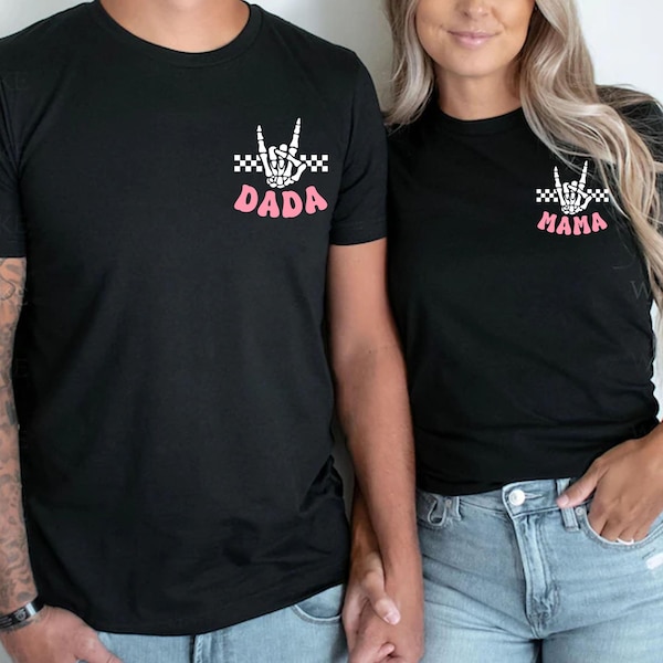 Bad TWO the Bone Birthday T-Shirt, Rock Roll Birthday Theme Shirt, Rock On Skeleton Hand Tee, 2nd Birthday Girl, Born Two Rock Family
