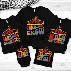 Carnival Staff Birthday Shirt, Ring Leader Birthday Shirt, Main Attraction Shirt, Birthday Crew, Matching Birthday Family Tee, Birthday Gift