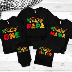 Cinco de Mayo Family Matching Shirt, Fiesta Group Matching Shirt, Mexican Fiesta Shirt, My First Fiesta Shirt, Family Fiesta Birthday Shirt