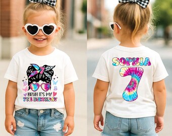 Custom In My Birthday Girl Era Shirt, Kids Birthday Shirt, Retro Birthday Girl Gift, Birthday Toddler Tee, Bruh It's My Birthday  girl