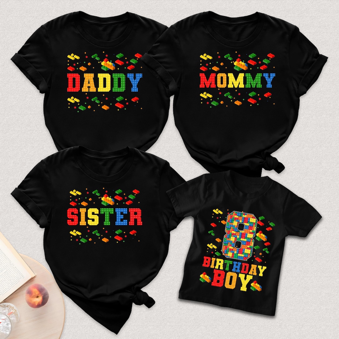 Bricks Family Matching Shirts, Matching Family Shirts, Mom Dad Kid Baby ...