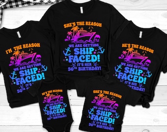 Custom Birthday Cruise Shirt,Birthday Cruise Crew Tee,Cruise 2026 Shirt,Cruise Bday Party,Birthday Gift,Ship Faced Birthday,Birthday Cruiser