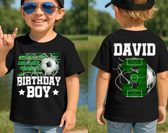 Birthday Boy Soccer Theme Birthday Shirt | Custom Age Birthday Shirt | Soccer Birthday T-Shirt | Sports Birthday Shirt | Birthday Boy Shirt