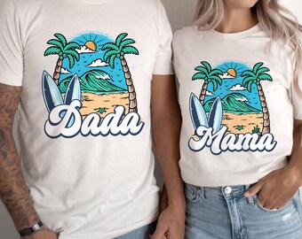 The Big One 1st Birthday Shirts, Surfing Theme First Birthday Tshirt, The Big One Outfit, Ocean Wave Family Matching Surfer Shirt, Mommy Me