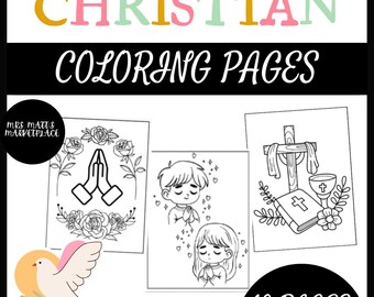 Christian Coloring Pages for Kids | Bible Stories & Faith-Based Printable Activity | Sunday School and Homeschool Art