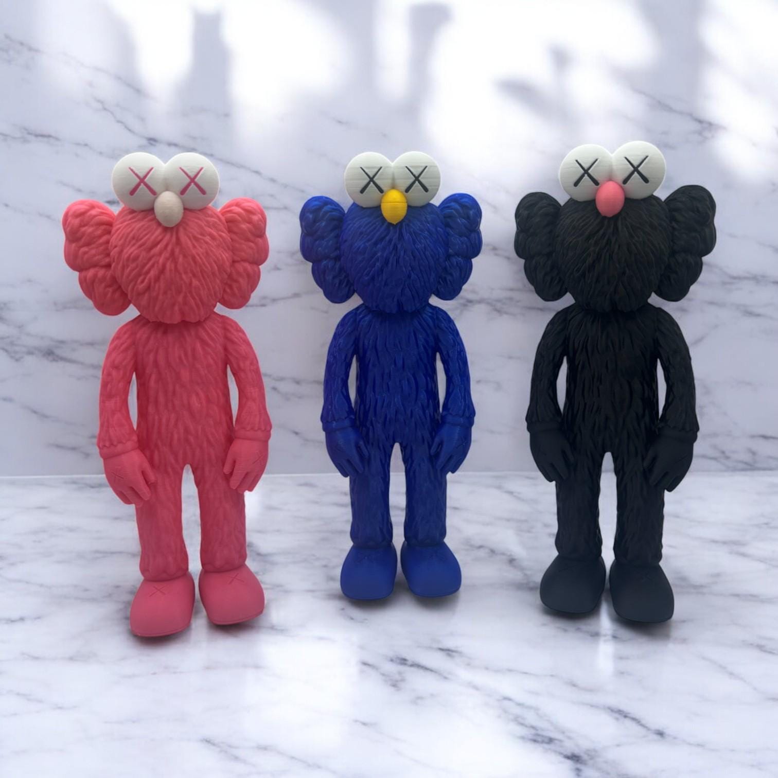 カウズMEDICOM TOY ×KAWS BFF OPEN EDITION KAWS BFF Open Edition Vinyl Figure Black - US