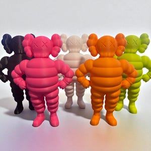 KAWS Chum &quot;Open Edition&quot; Collection Figures  - KAWS Inspired - Modern Home Decor - Pop Art Figure - Conversation Piece - Collectible