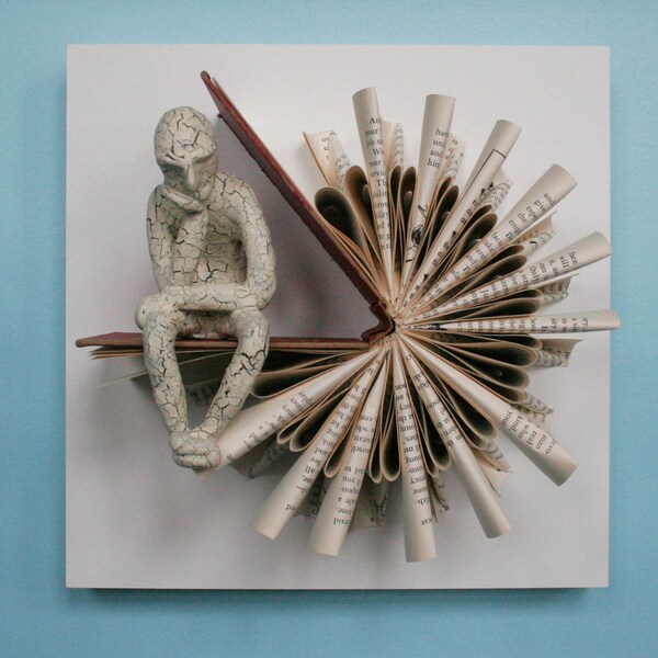 Thinker on Sundial Fold (Original Sculpture)