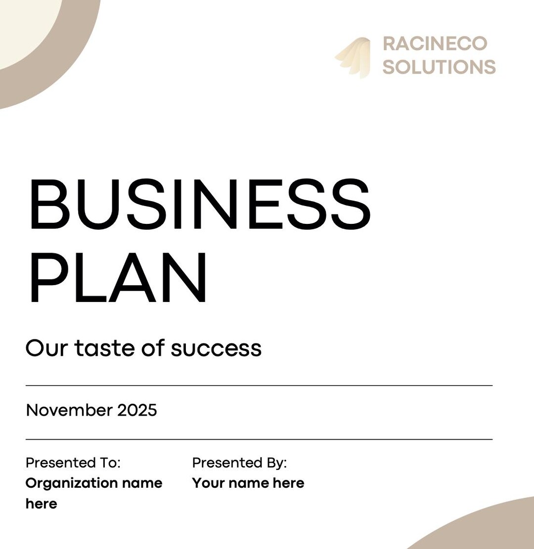Your Ultimate Business Plan Template Etsy