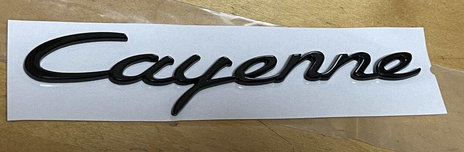 Cayenne Lettering Rear Tailgate Script Emblem Badge FOR PORSCHE - Etsy