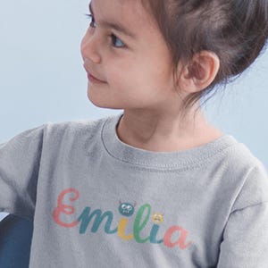 Little Monster Personalized T-shirt for Emilia – Fun and Cuddly Look for Toddler