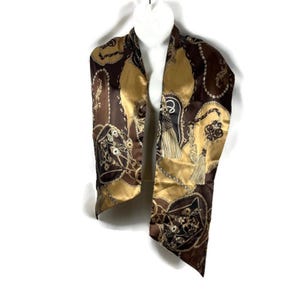 Dennis basso 100% silk scarf DENNIS BASSO HEARTS SILK SCARF – Dennis Basso main image 3