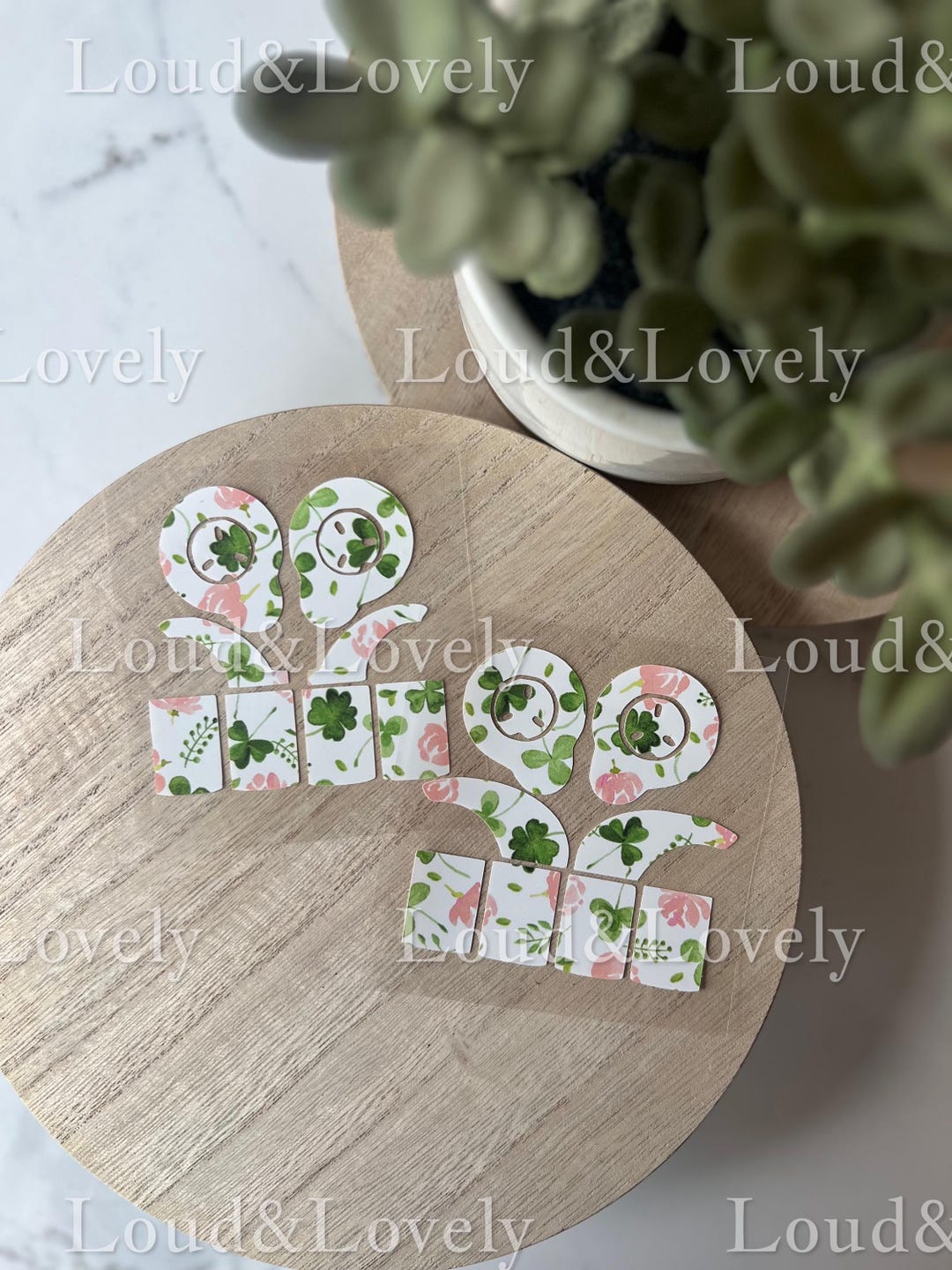 Girly Shamrocks Cochlear Implant Skins for N7, N8, Kanso2, Rondo3, Baha ...