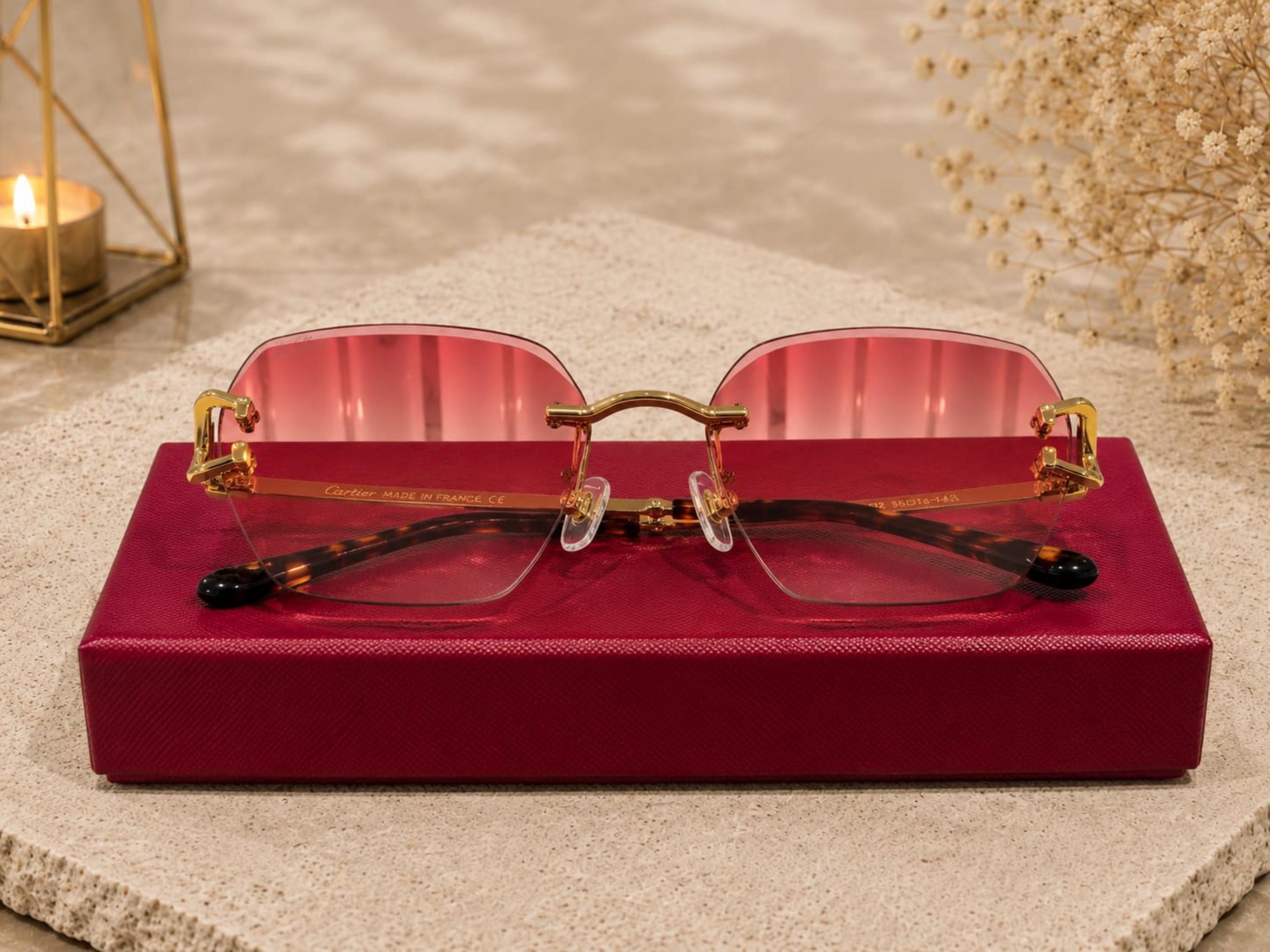 Diamond cartier glasses - Etsy 日本
