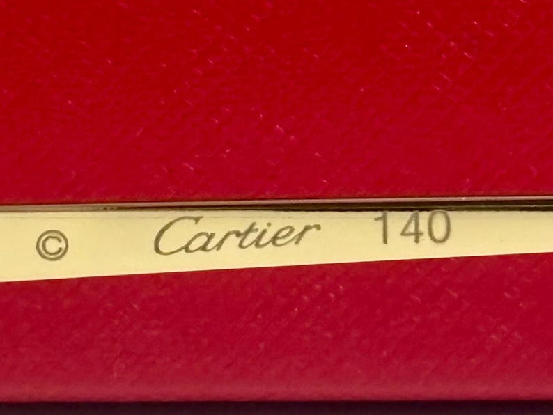 Cartier Vintage Rimless Eyeglasses- Pure Titanium Gold Temples With Clear Lens Eyewear- Unisex Glasses- Fathers Day Gift- Gift For Her, Him image 5