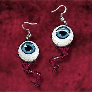 Eyeball Resin Statement Earrings
