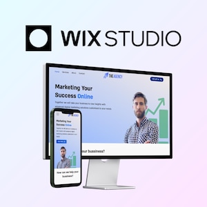 Premium Wix Template for Social Media Manager agency | Modern Design, Wix Web Design