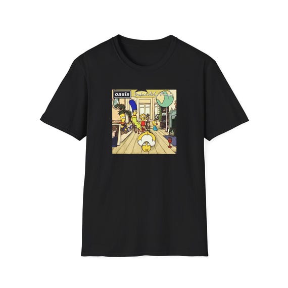 Simpsons Album Cover T-shirt: Indie Rock Music Fan Gift - Etsy