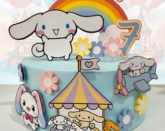 Cinnamonroll cake topper - Handemade Party Decor.