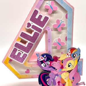 Pony inspirierter Cake Topper - Pony Party Decor