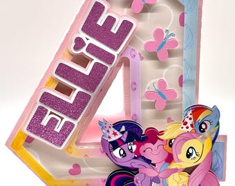 Pony inspired theme cake topper - Pony Party Decor