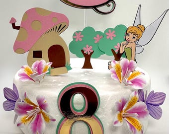 Tinkerbell Cake Topper - Handmade Party Decor.