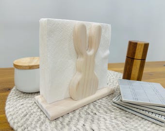 Easter Napkin Holder, Bunny Napking Holder, Easter Decoration, Table Setting, Spring Decor