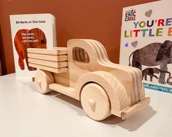Wooden Truck Toy, Montessori Inpired Toy, Toddler Toys