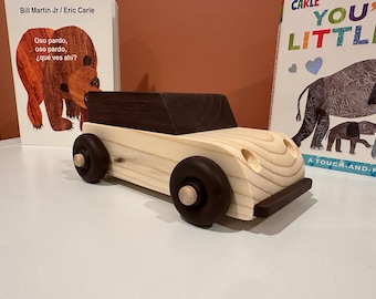 Wooden Car Toy: Handcrafted Montessori Toy