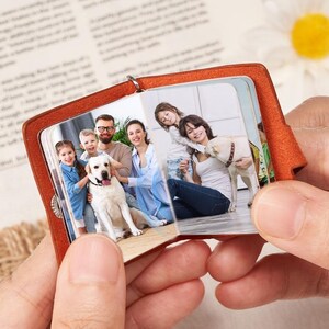 Custom Mini Photo Album Keychain, Photobook Keychain, Photo Keychain, Gift for Him, Anniversary Gifts, Couples Gift, Fathers Day Gift